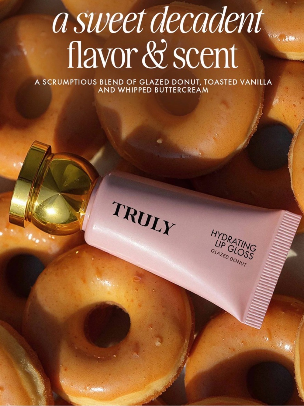 TRULY Hydrating Lip Gloss - Glazed Donut
